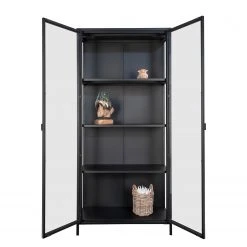 Red Living Vitrinenschrank Bagh - Metall - Schwarz 14 Red Living Vitrinenschrank Bagh - Metall - Schwarz -Wohnzimmermöbel boutique en ligne 1000299447 211012 134745000111 DETAILS P000000001000299447