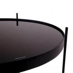 Red Living Beistelltisch Vehas - Glas / Metall - Schwarz -Wohnzimmermöbel boutique en ligne 1000299452 211012 13474600133 DETAILS P000000001000299452