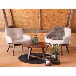 Naturoo Couchtisch Hawar - Echtholzfurnier - Walnuss -Wohnzimmermöbel boutique en ligne 1000299453 211012 13474600127 MOOD DETAILS P000000001000299453 mood