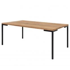 Red Living Couchtisch Luz I - Eiche massiv / Metall - Eiche