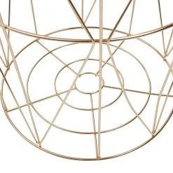 FLHF Beistelltisch Armina II - Akazie Dekor / Gold -Wohnzimmermöbel boutique en ligne 1000299479 211012 153411000116 DETAILS P000000001000299479