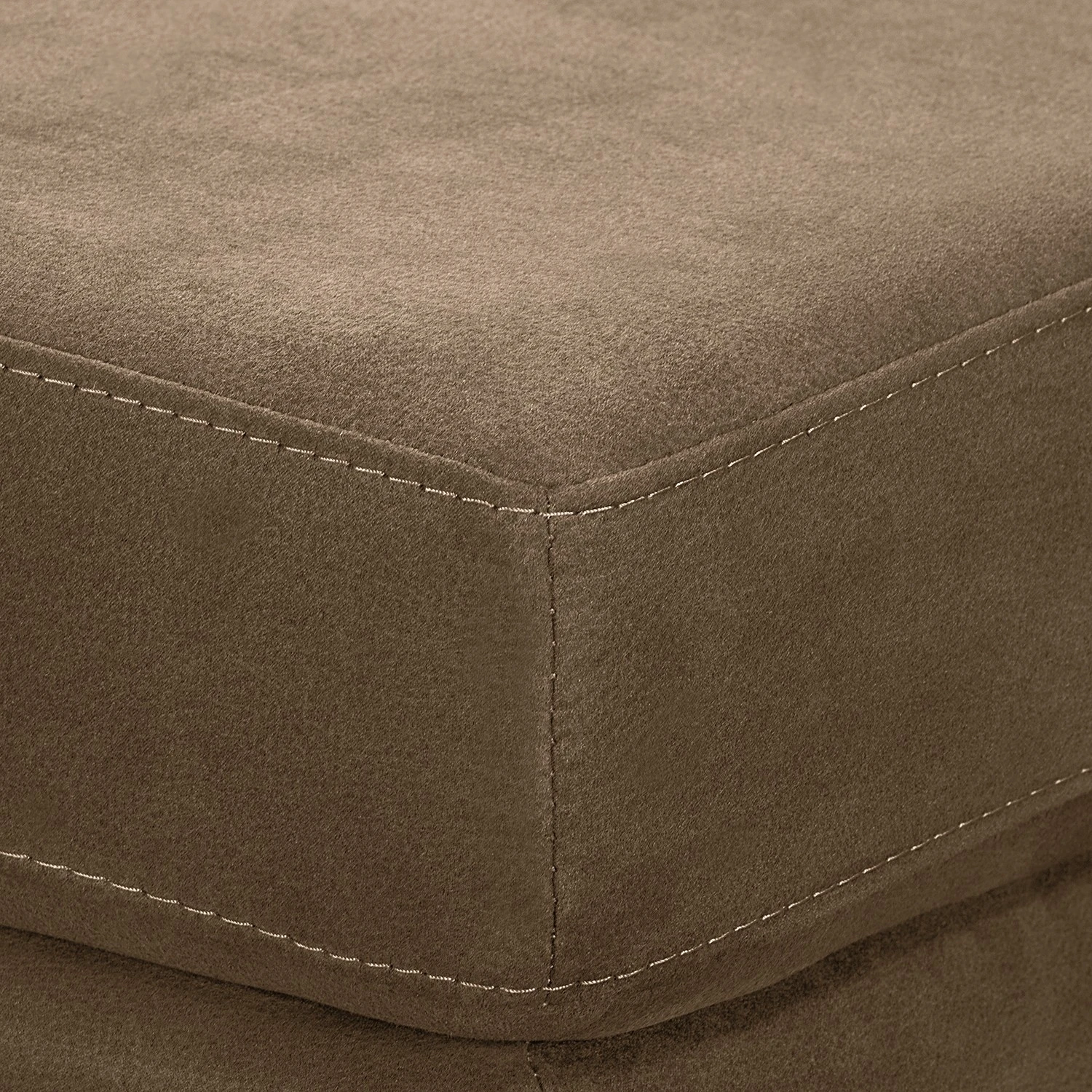 Polsterhocker Croom II - Microfaser Zaira: Havanna 5 Polsterhocker Croom II - Microfaser Zaira: Havanna – Bild 5