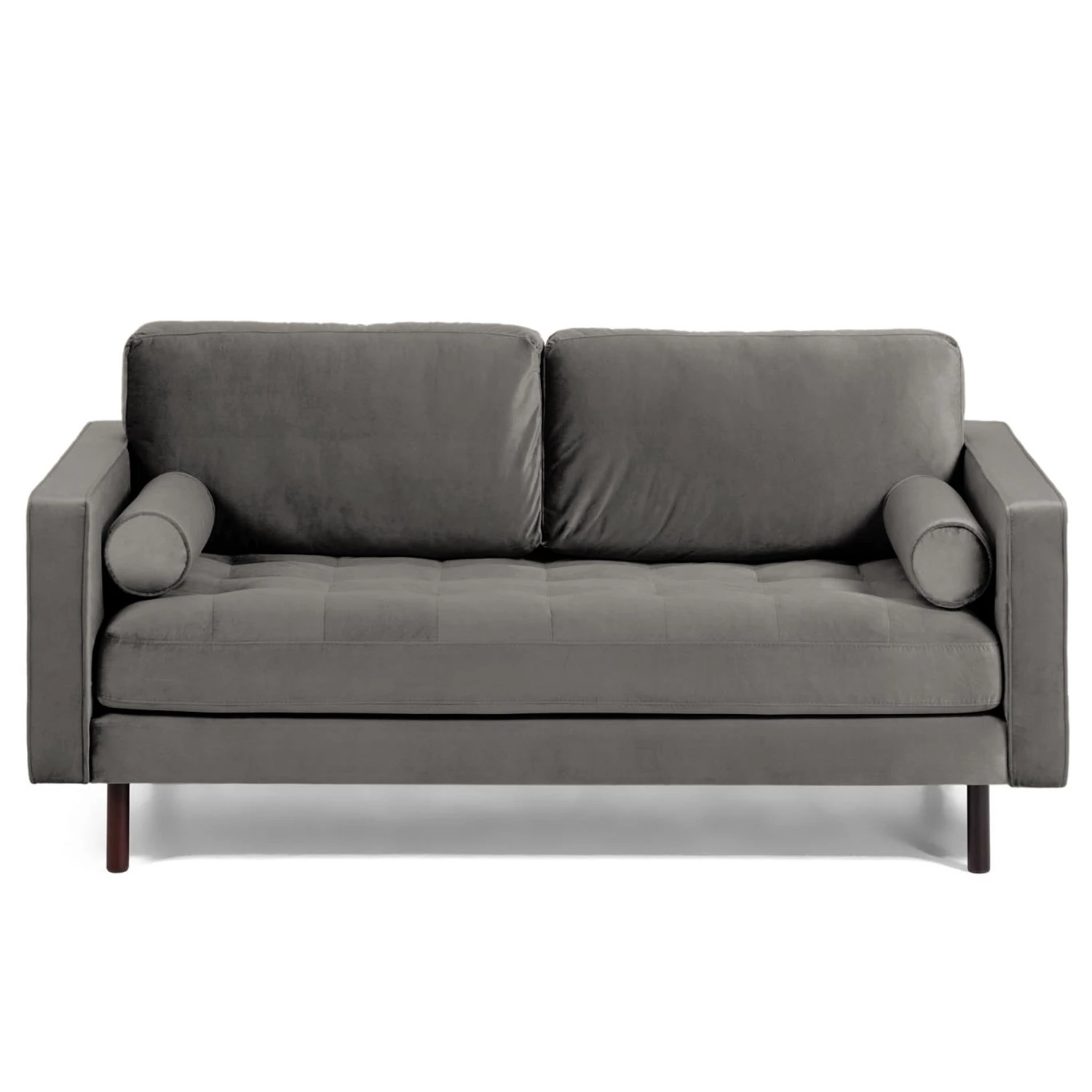 Loftscape Sofa Lazac (2-Sitzer) - Samt Juin: Grau 5 Loftscape Sofa Lazac (2-Sitzer) - Samt Juin: Grau – Bild 5