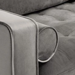 Loftscape Sofa Lazac (2-Sitzer) - Samt Juin: Grau 18 Loftscape Sofa Lazac (2-Sitzer) - Samt Juin: Grau -Wohnzimmermöbel boutique en ligne 1000300369 211229 15022100260 DETAILS P000000001000300369