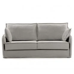 Loftscape Schlafsofa Gunn - Leinen - Leinen Blina: Hellgrau - Breite: 202 cm -Wohnzimmermöbel boutique en ligne 1000300388 211229 15023300508 DETAILS P000000001000300388