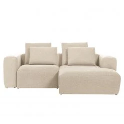 Loftscape Ecksofa Mandal II - Chenille Gratia: Beige - Longchair davorstehend rechts -Wohnzimmermöbel boutique en ligne 1000300407 211229 15030100737 DETAILS P000000001000300407
