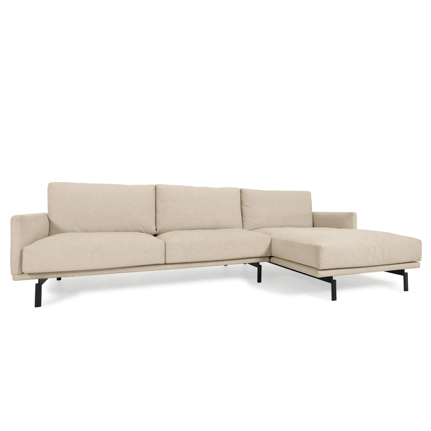 Loftscape Ecksofa Norfolk - Chenille Gratia: Beige - Longchair davorstehend rechts 5 Loftscape Ecksofa Norfolk - Chenille Gratia: Beige - Longchair davorstehend rechts – Bild 5
