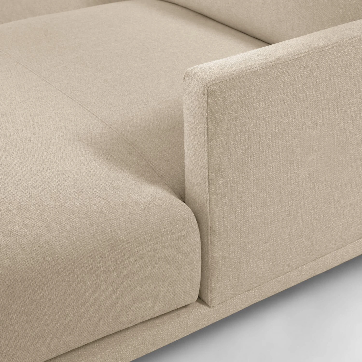 Loftscape Ecksofa Norfolk - Chenille Gratia: Beige - Longchair davorstehend rechts 9 Loftscape Ecksofa Norfolk - Chenille Gratia: Beige - Longchair davorstehend rechts – Bild 9