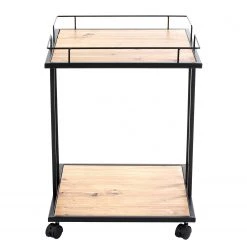 Loftscape Beistelltisch Kembs - Metall - Eiche Dekor / Schwarz -Wohnzimmermöbel boutique en ligne 1000300681 211015 10493400046 DETAILS P000000001000300681