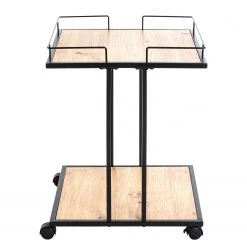 Loftscape Beistelltisch Kembs - Metall - Eiche Dekor / Schwarz -Wohnzimmermöbel boutique en ligne 1000300681 211015 10493400048 DETAILS P000000001000300681