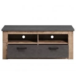 Trendteam TV-Lowboard Georgia - Dunkelgrau / Eiche Rustikal Dekor -Wohnzimmermöbel boutique en ligne 1000300847 211015 12542000057 DETAILS P000000001000300847