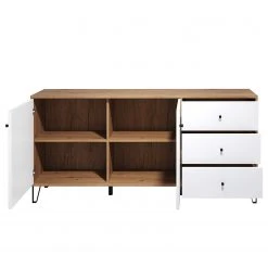 Trendteam Sideboard Touch II - Eiche Artisan Dekor / Weiß 7 Trendteam Sideboard Touch II - Eiche Artisan Dekor / Weiß -Wohnzimmermöbel boutique en ligne 1000300850 211015 12542500077 DETAILS P000000001000300850