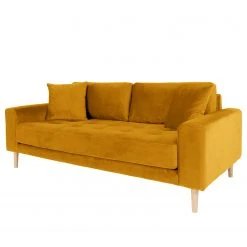 Loftscape Sofa Cordova (2,5-Sitzer) - Samt - Senfgelb