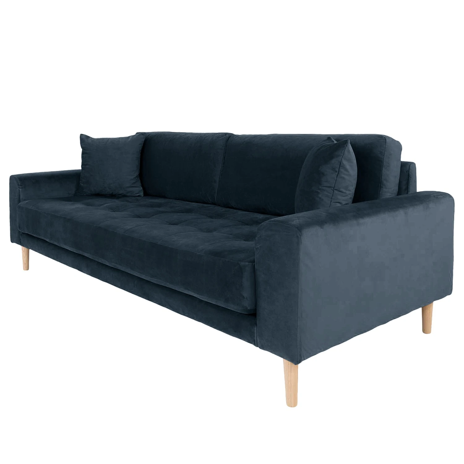 Loftscape Sofa Cordova (3-Sitzer) - Samt - Dunkelblau 3 Loftscape Sofa Cordova (3-Sitzer) - Samt - Dunkelblau – Bild 3