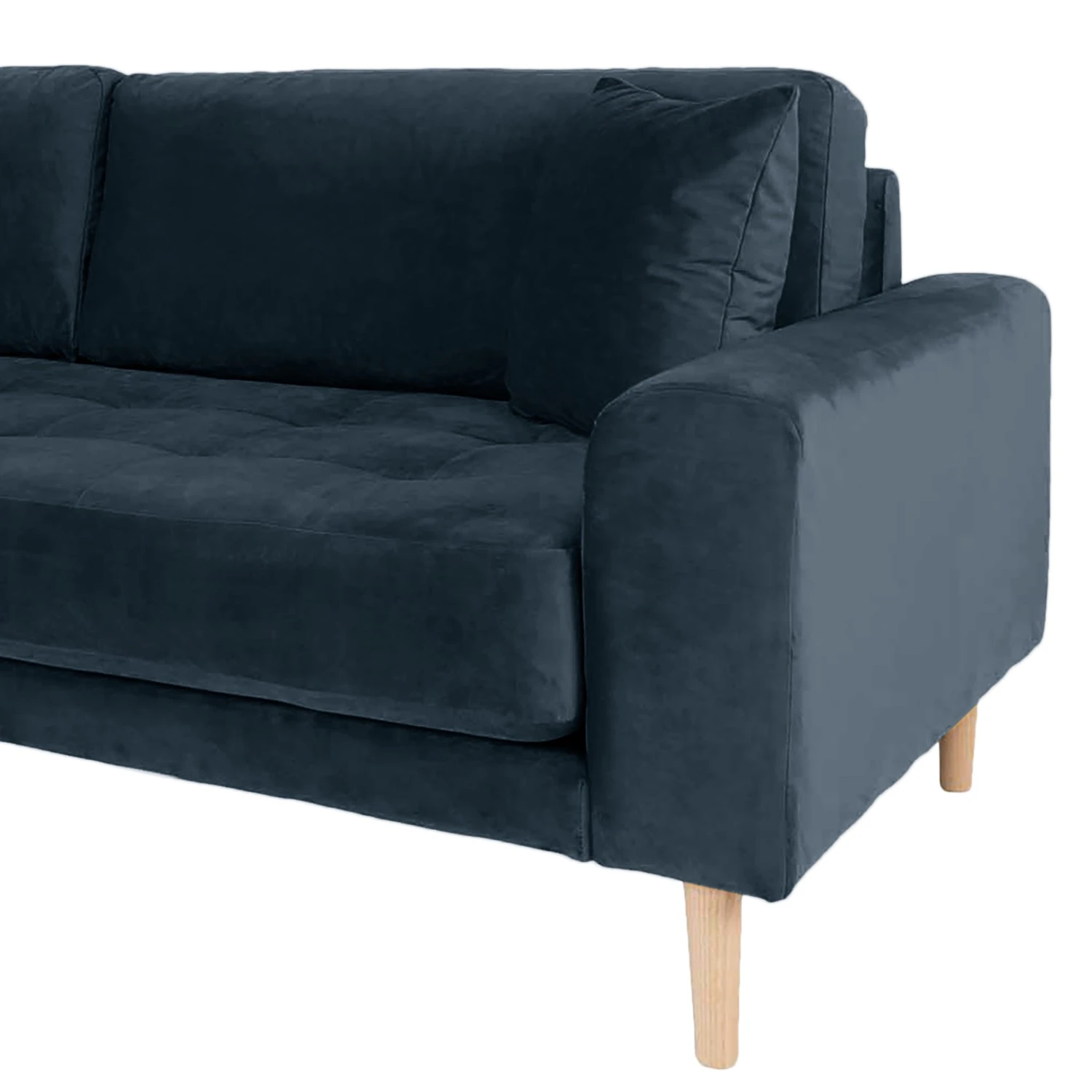 Loftscape Sofa Cordova (3-Sitzer) - Samt - Dunkelblau 5 Loftscape Sofa Cordova (3-Sitzer) - Samt - Dunkelblau – Bild 5