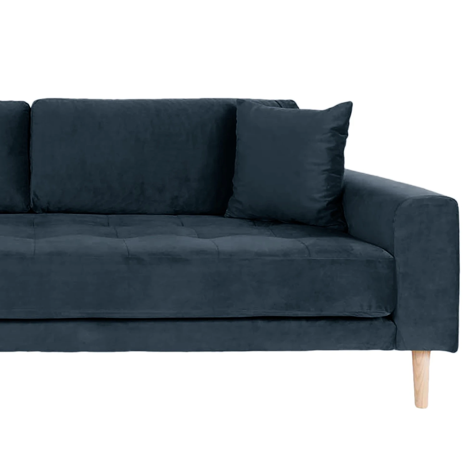 Loftscape Sofa Cordova (3-Sitzer) - Samt - Dunkelblau 6 Loftscape Sofa Cordova (3-Sitzer) - Samt - Dunkelblau – Bild 6