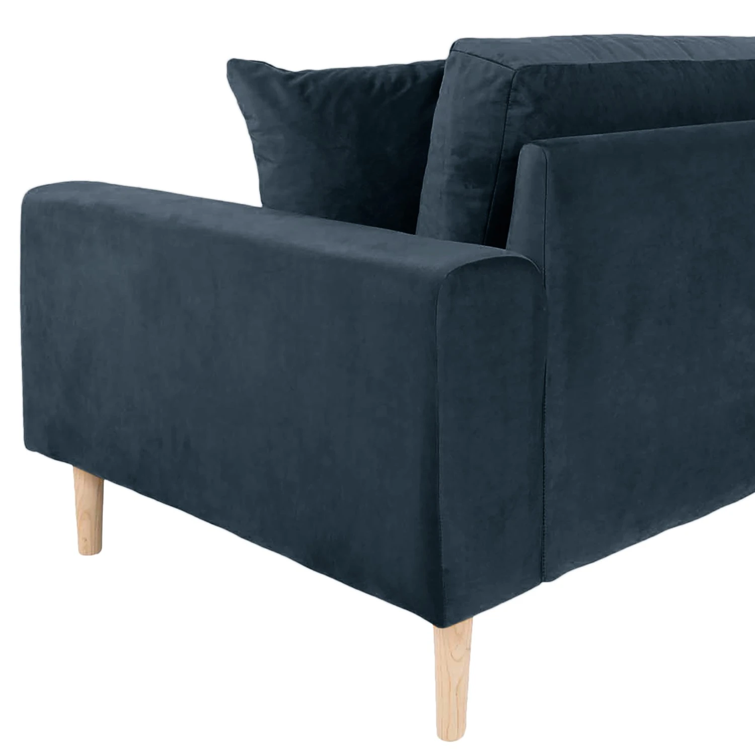 Loftscape Sofa Cordova (3-Sitzer) - Samt - Dunkelblau 7 Loftscape Sofa Cordova (3-Sitzer) - Samt - Dunkelblau – Bild 7