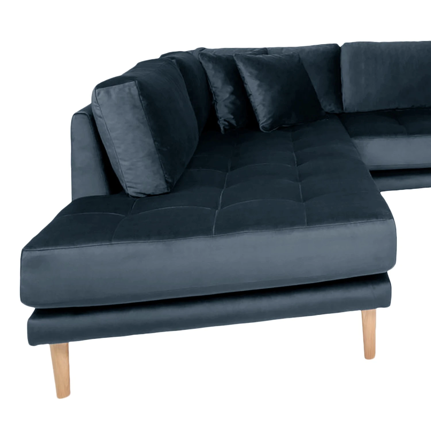 Loftscape Wohnlandschaft Cordova - Samt - Dunkelblau 6 Loftscape Wohnlandschaft Cordova - Samt - Dunkelblau – Bild 6