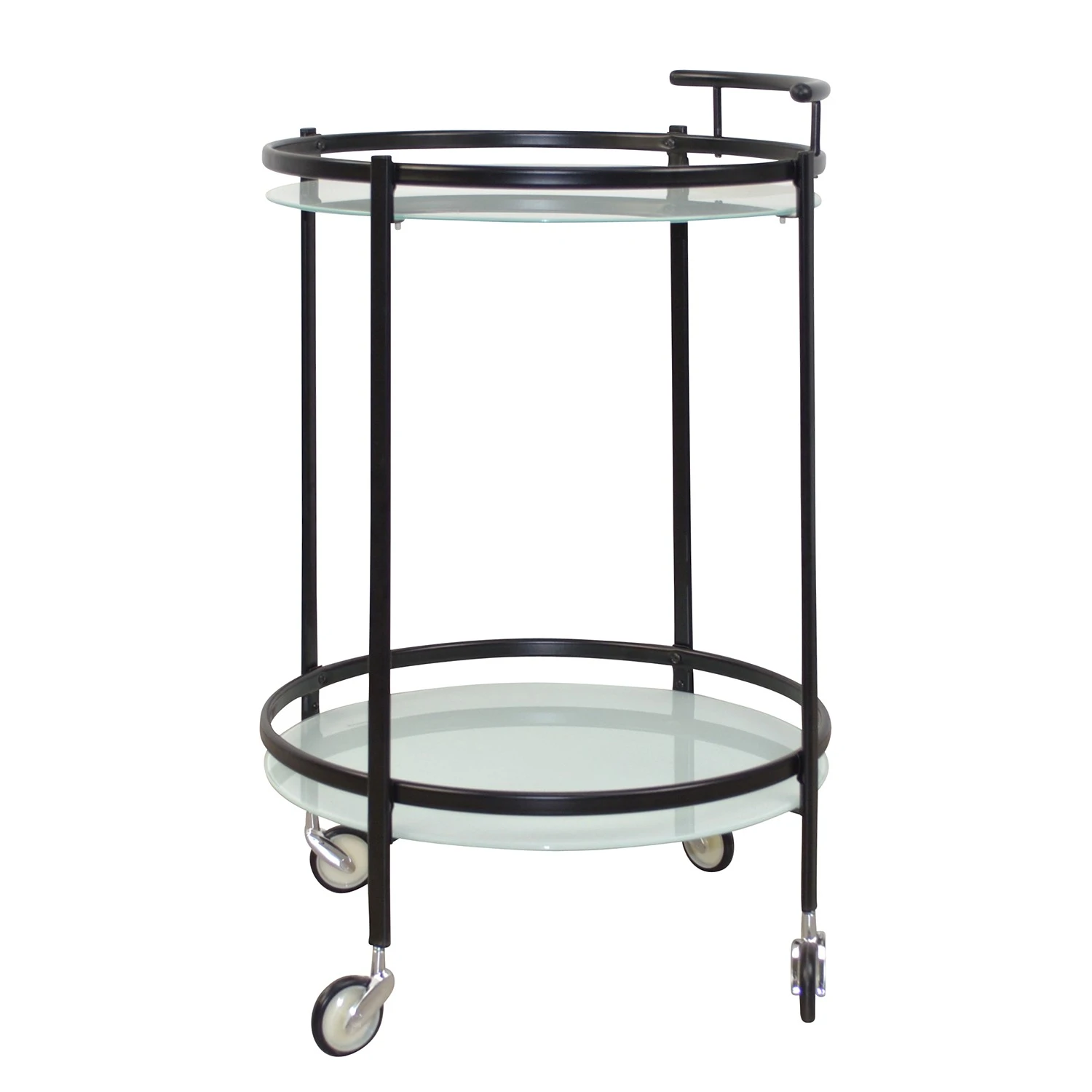 Loftscape Servierwagen Formiga - Glas / Metall - Schwarz 3 Loftscape Servierwagen Formiga - Glas / Metall - Schwarz – Bild 3