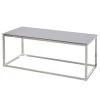 Loftscape Couchtisch Dorfen - Glas / Metall - Schwarz / Chrrom