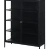 Loftscape Highboard Angelus - Metall / Glas - Schwarz