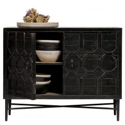 Red Living Kommode Nyker - Vintage Schwarz -Wohnzimmermöbel boutique en ligne 1000304165 211029 12341400166 DETAILS P000000001000304165