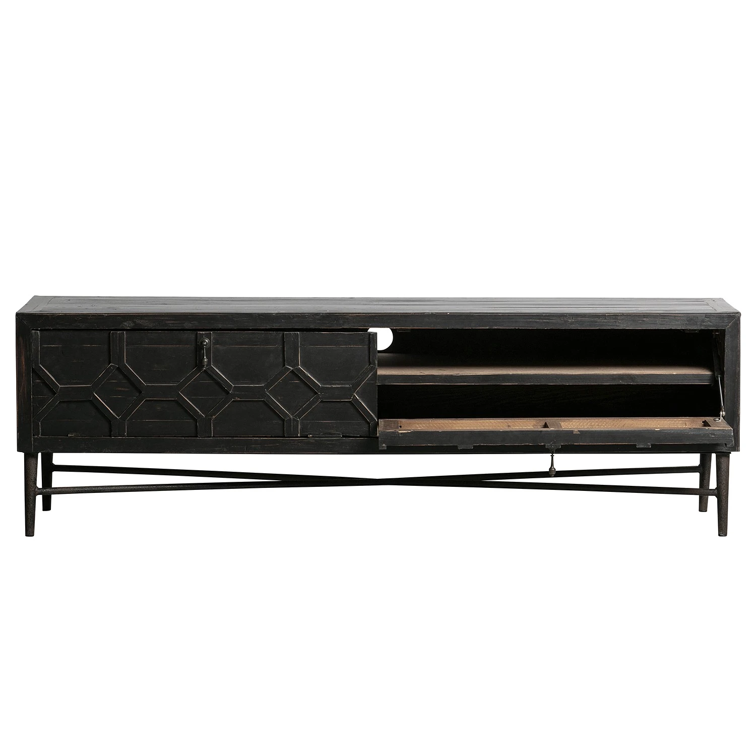 Red Living TV-Lowboard Nyker - Schwarz 7 Red Living TV-Lowboard Nyker - Schwarz – Bild 7