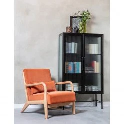 Red Living Vitrinenschrank Lakota - Metall - Schwarz -Wohnzimmermöbel boutique en ligne 1000304177 211029 12341500210 MOOD DETAILS P000000001000304177 mood