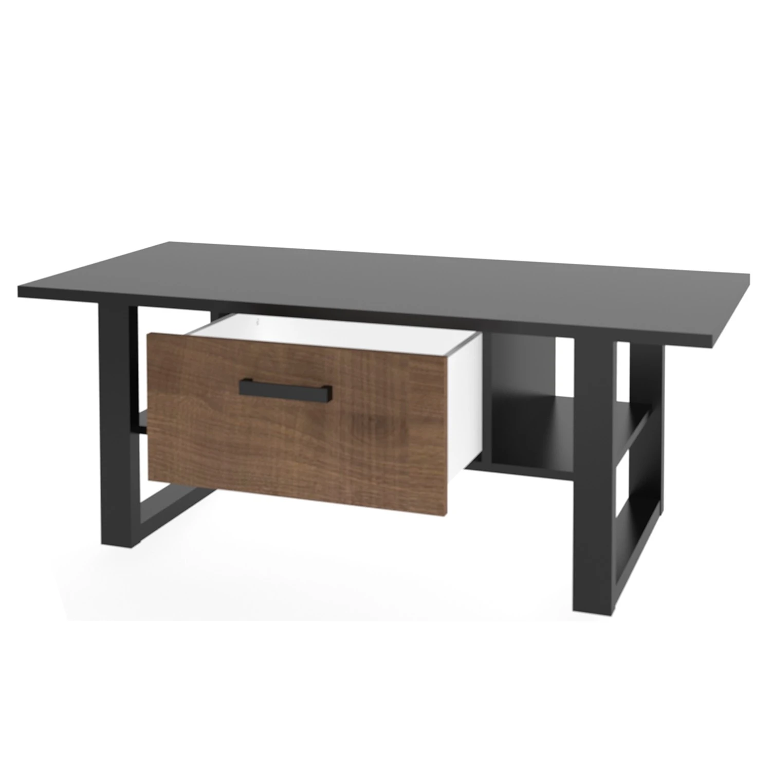 Red Living Couchtisch Norddal - Nussbaum Dekor / Schwarz 7 Red Living Couchtisch Norddal - Nussbaum Dekor / Schwarz – Bild 7