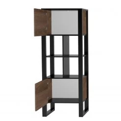 Red Living Regal Norddal III - Nussbaum Dekor / Schwarz 10 Red Living Regal Norddal III - Nussbaum Dekor / Schwarz -Wohnzimmermöbel boutique en ligne 1000304809 211027 104957000105 DETAILS P000000001000304809