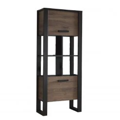 Red Living Regal Norddal III - Nussbaum Dekor / Schwarz 11 Red Living Regal Norddal III - Nussbaum Dekor / Schwarz -Wohnzimmermöbel boutique en ligne 1000304809 211027 10495700083 DETAILS P000000001000304809