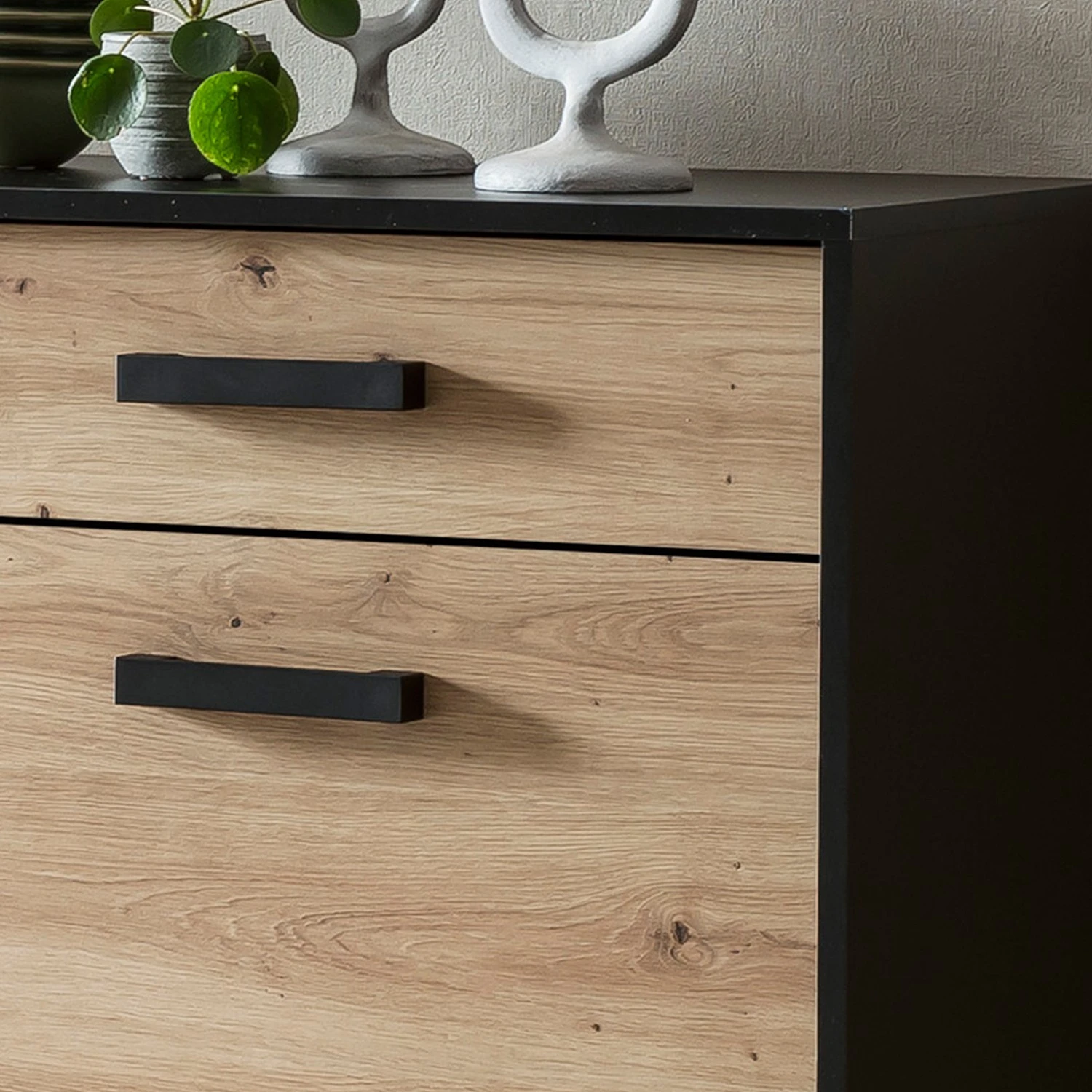 Norrwood Sideboard Argenteuil I - Eiche Artisan Dekor / Schwarz 7 Norrwood Sideboard Argenteuil I - Eiche Artisan Dekor / Schwarz – Bild 7