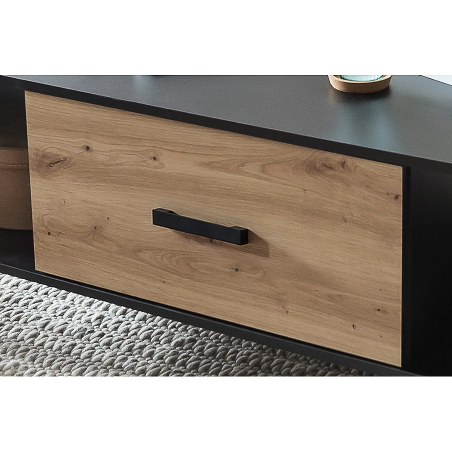 Norrwood Couchtisch Argenteuil - Eiche Artisan Dekor / Schwarz 7 Norrwood Couchtisch Argenteuil - Eiche Artisan Dekor / Schwarz – Bild 7