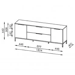 Maja Möbel TV-Lowboard Trend Wood I - Asteiche Dekor / Schwarz 10 Maja Möbel TV-Lowboard Trend Wood I - Asteiche Dekor / Schwarz -Wohnzimmermöbel boutique en ligne 1000306526 211102 130342000512 SKETCH DETAILS P000000001000306526 sketch