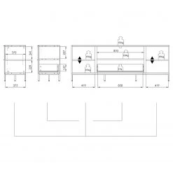 Maja Möbel TV-Lowboard Trend Wood I - Asteiche Dekor / Schwarz 11 Maja Möbel TV-Lowboard Trend Wood I - Asteiche Dekor / Schwarz -Wohnzimmermöbel boutique en ligne 1000306526 211102 130342000514 SKETCH DETAILS P000000001000306526 sketch