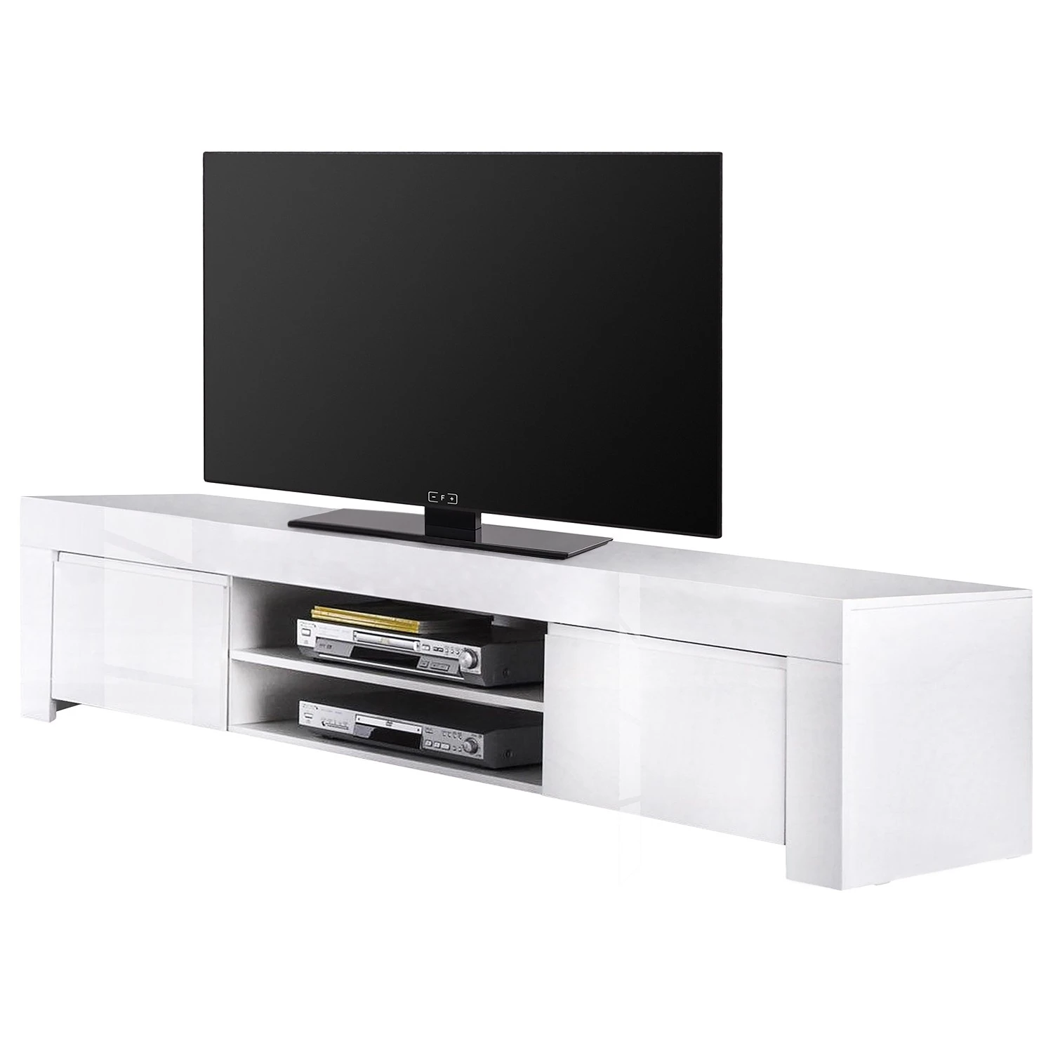 LC Spa TV-Lowboard Amalfi - Hochglanz Weiß 1 LC Spa TV-Lowboard Amalfi - Hochglanz Weiß