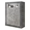 LC Spa Highboard Urbino - Hellgrau / Dunkelgrau