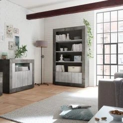 LC Spa Regal Urbino - Hellgrau / Dunkelgrau 6 LC Spa Regal Urbino - Hellgrau / Dunkelgrau -Wohnzimmermöbel boutique en ligne 1000306563 211122 150851000044 DETAILS P000000001000306563