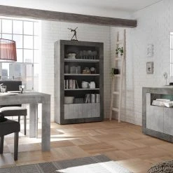 LC Spa Regal Urbino - Hellgrau / Dunkelgrau 7 LC Spa Regal Urbino - Hellgrau / Dunkelgrau -Wohnzimmermöbel boutique en ligne 1000306563 211122 150851000045 DETAILS P000000001000306563