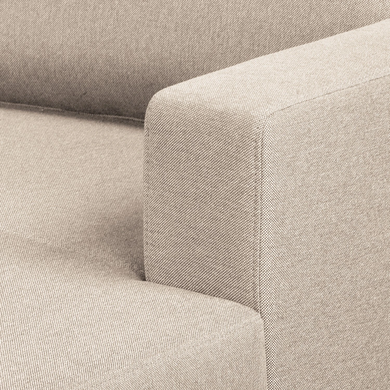 Ecksofa MAISON mit Schlaffunktion - Webstoff Inas: Cappuccino - Longchair davorstehend rechts 16 Ecksofa MAISON mit Schlaffunktion - Webstoff Inas: Cappuccino - Longchair davorstehend rechts – Bild 16