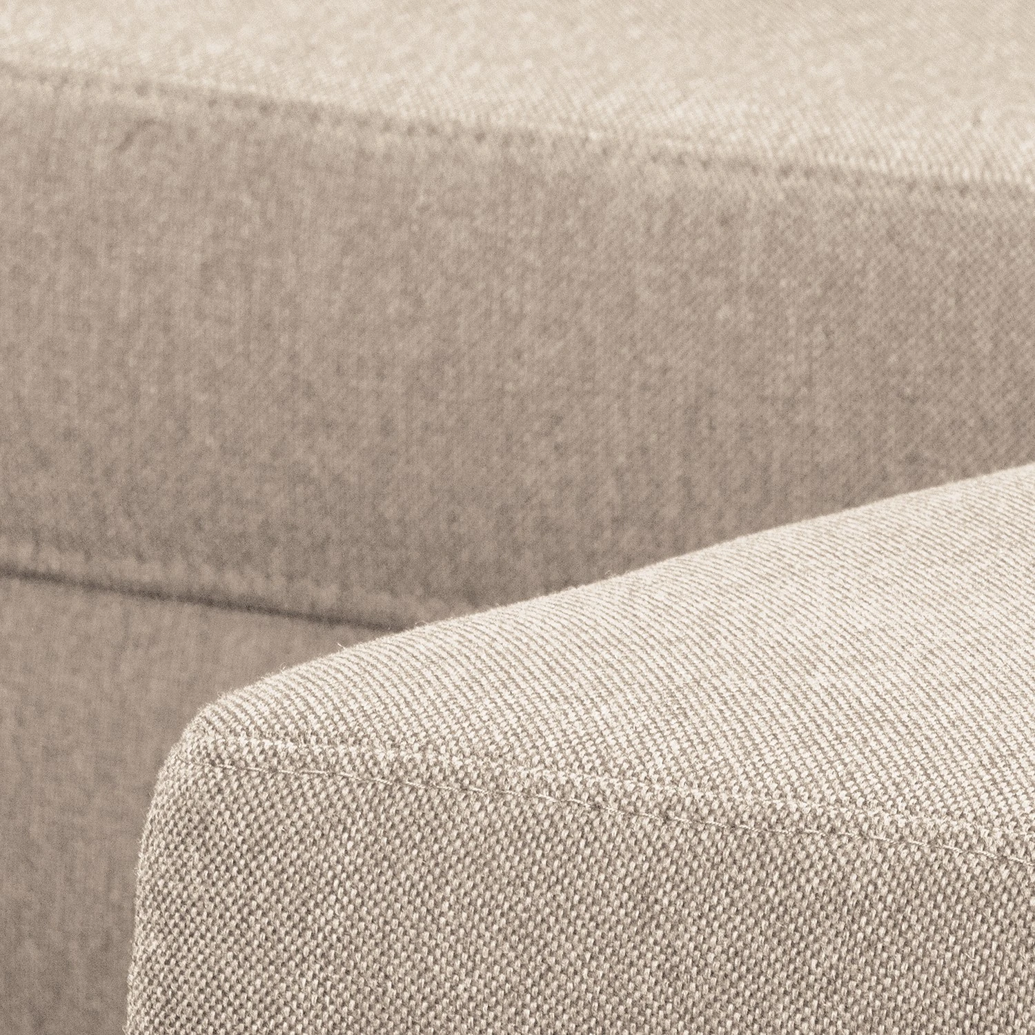 Ecksofa MAISON mit Schlaffunktion - Webstoff Inas: Cappuccino - Longchair davorstehend rechts 19 Ecksofa MAISON mit Schlaffunktion - Webstoff Inas: Cappuccino - Longchair davorstehend rechts – Bild 19