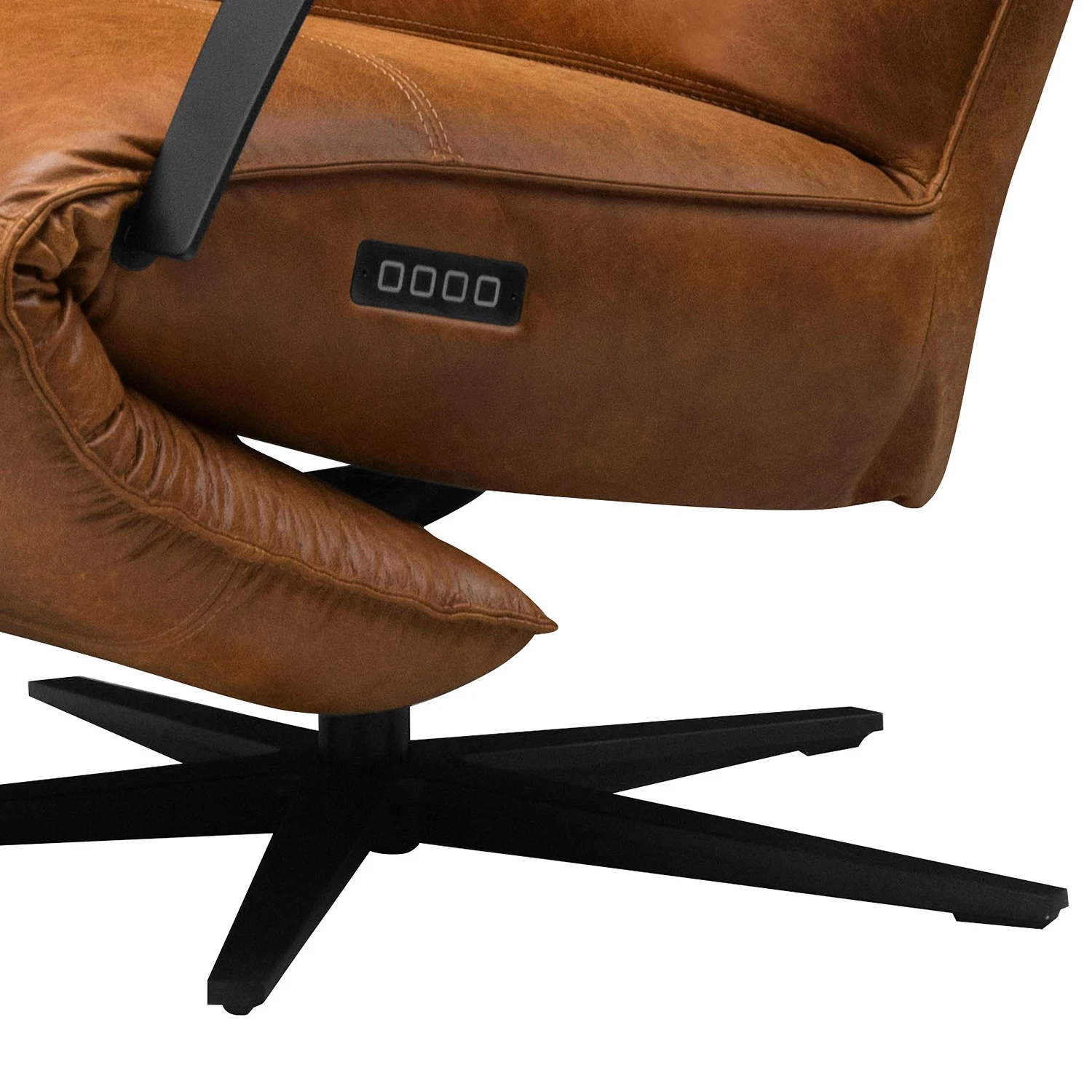 Ars manufacti Relaxsessel Asunden - Antiklederlook - Mischgewebe Bulan: Cognac 8 Ars manufacti Relaxsessel Asunden - Antiklederlook - Mischgewebe Bulan: Cognac – Bild 8