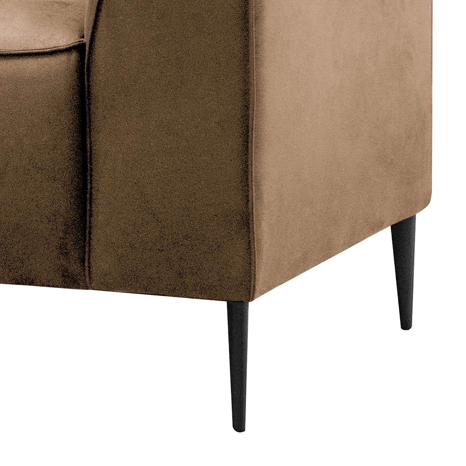 Ars manufacti Sofa Chaides (3-Sitzer) - Antiklederlook - Mischgewebe Bulan: Karamell 5 Ars manufacti Sofa Chaides (3-Sitzer) - Antiklederlook - Mischgewebe Bulan: Karamell – Bild 5