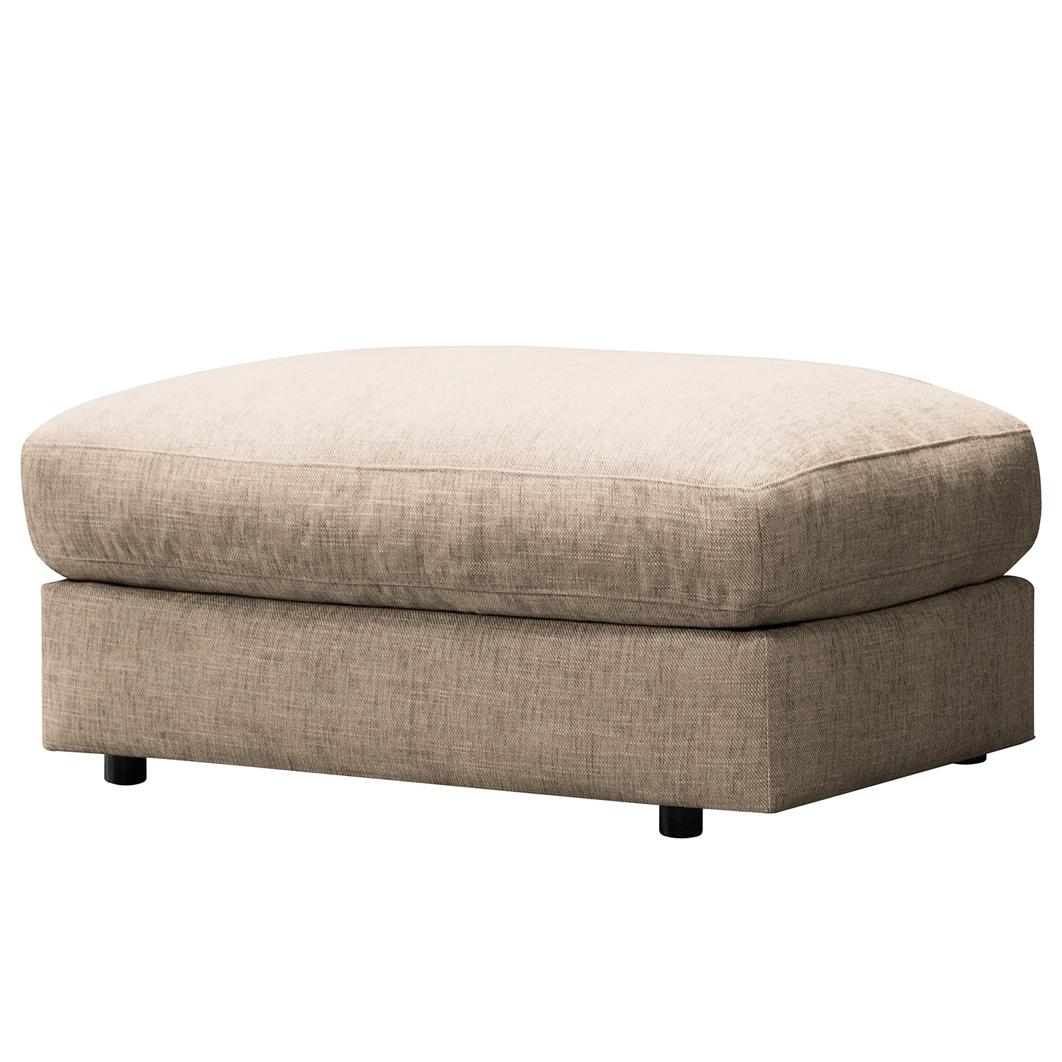 Fredriks Polsterhocker Circle - Flachgewebe Vega: Bisquit 1 Fredriks Polsterhocker Circle - Flachgewebe Vega: Bisquit