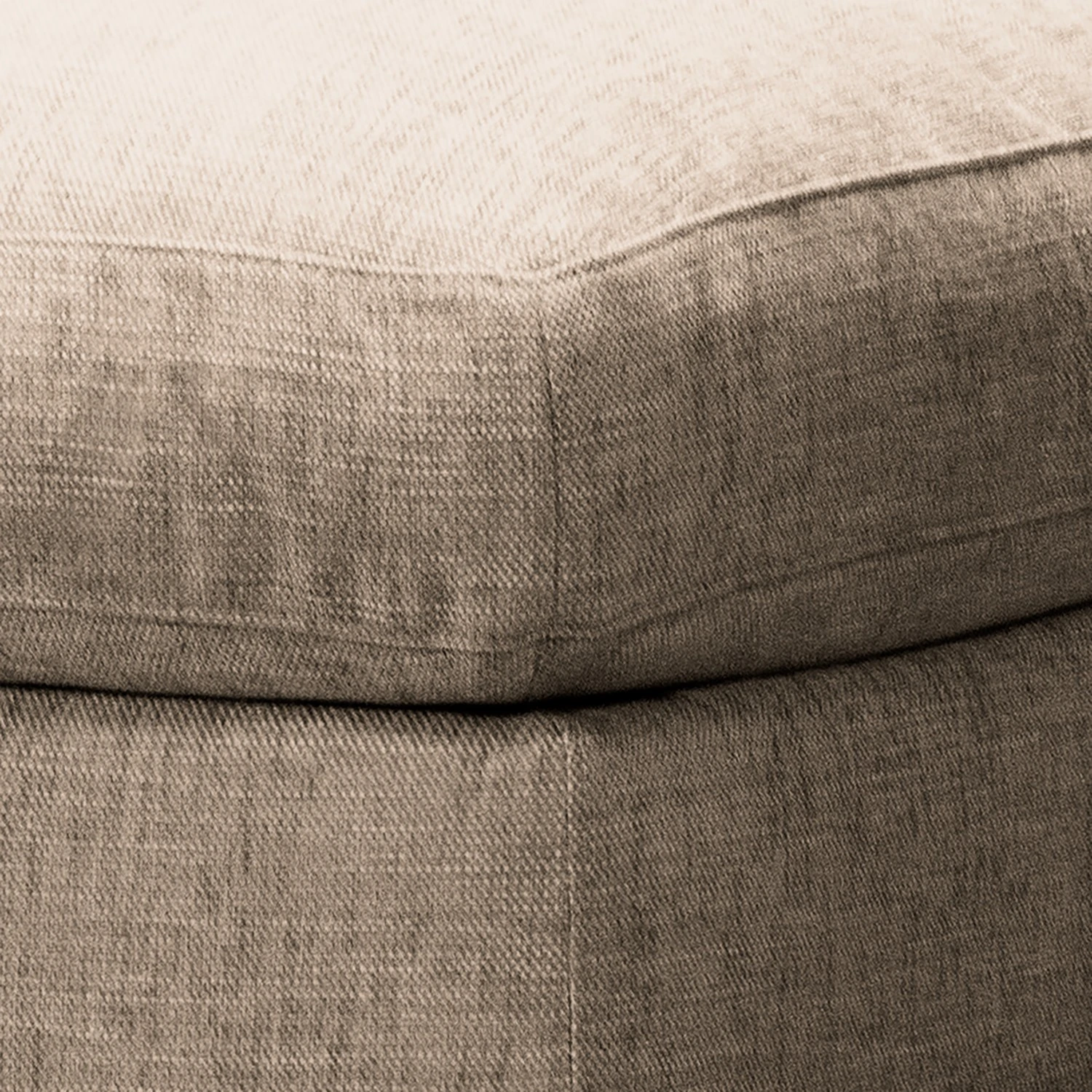 Fredriks Polsterhocker Circle - Flachgewebe Vega: Bisquit 3 Fredriks Polsterhocker Circle - Flachgewebe Vega: Bisquit – Bild 3