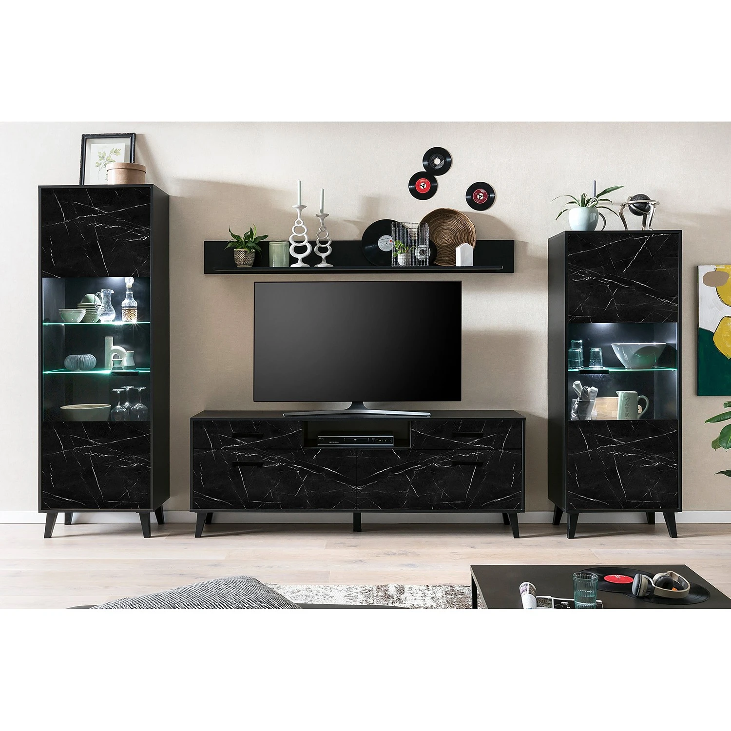 Jack & Alice Wandboard Fintel - Schwarz 2 Jack & Alice Wandboard Fintel - Schwarz – Bild 2