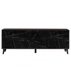 Jack & Alice TV-Lowboard Fintel I - Marmor Schwarz Dekor / Schwarz 10 Jack & Alice TV-Lowboard Fintel I - Marmor Schwarz Dekor / Schwarz -Wohnzimmermöbel boutique en ligne 1000307054 211110 082345000105 DETAILS P000000001000307054