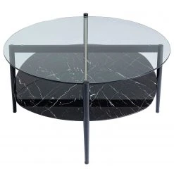 Kare Design Couchtisch Nellie - Glas / Metall - Marmor Schwarz Dekor / Schwarz 10 Kare Design Couchtisch Nellie - Glas / Metall - Marmor Schwarz Dekor / Schwarz -Wohnzimmermöbel boutique en ligne 1000307988 211109 143900000044 DETAILS P000000001000307988