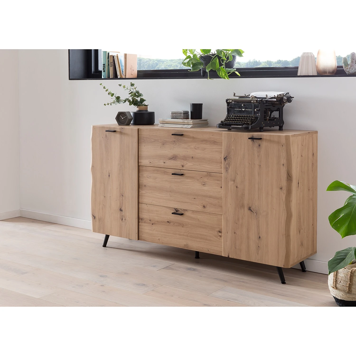 Ars Natura Sideboard Dorchester - Eiche Artisan Dekor 2 Ars Natura Sideboard Dorchester - Eiche Artisan Dekor – Bild 2