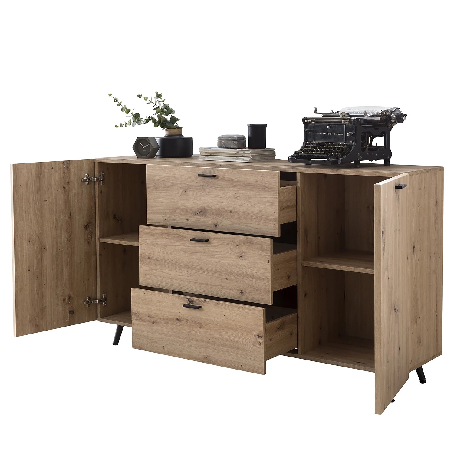 Ars Natura Sideboard Dorchester - Eiche Artisan Dekor 5 Ars Natura Sideboard Dorchester - Eiche Artisan Dekor – Bild 5